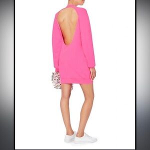 Cotton Citizen Milan Neon Pink Backless Dress